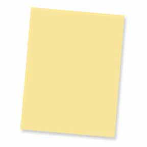 8.5x11 Pastel Yellow Vellum