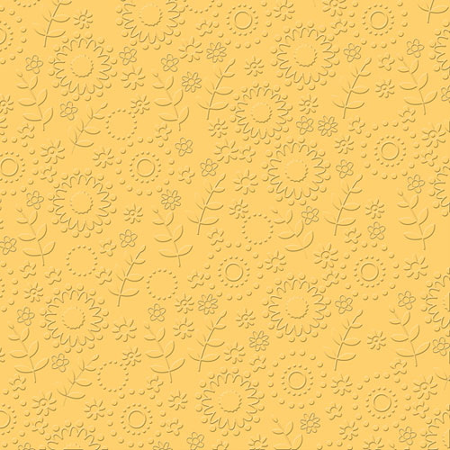 12x12 Embossed French Garden Lemon Drop