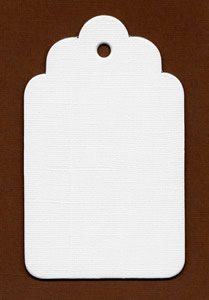 Bazzill Chipboard Tags/Scalloped