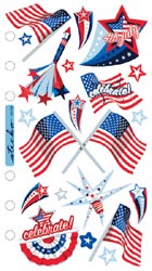 Vellum Stickers/4th of July