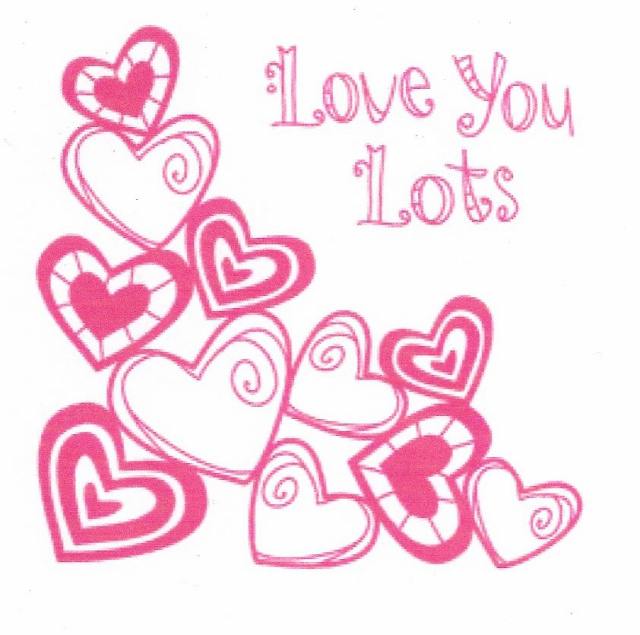 Lots Of Hearts-Clear Mini Stamp Set