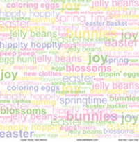 12x12 Easter Words