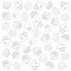 12x12 Glazed Cupcake White