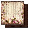 12x12 Double Sided Glitter Paper/Applique Floral