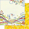 12x12 Double Sided Glitter-Kite Day Swirls