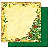 12x12 Double Sided Glitter Paper/Merry Christmas