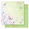 12x12 Double Sided Glitter Paper/Spring Swirl
