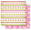 12x12 Glitter Paper/Easter Egg Stripes