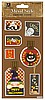 Metal Style-Dimensional Stickers/Halloween