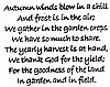Autumn Winds