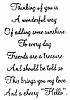 Thinking Of You Verse