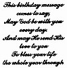 This Birthday Message