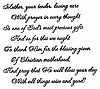 Blessing For Mother