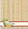 12x12 Brown Stripe w/Recipe Box