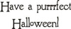 Purrfect Halloween Greeting