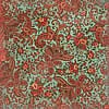 12x12 Heirloom Blue Floral Paisley