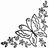 Small Butterfly Corner