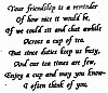 Friendship...Is