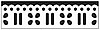 Edge Punch Embroidered Floral