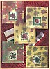 Embroidery On Paper/ Patterns-Christmas-Pointsetias