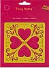 Fancy Folding Template 4 Hearts