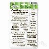 What's Cooking Quotes Clear Cut Stickers
