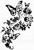 Butterfly & Flowers