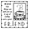 Clear Mini Stamp Good Friends