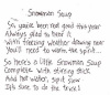 Snowman Soup