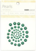 Self Adhesive Pearls Green