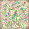 12x12 Girl Scouts Pink and Green Fun Circles