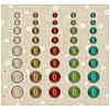 Christmas Cheer Adhesive Gems