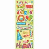 General Birthday Adhesive Chipboard