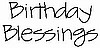 Birthday Blessings