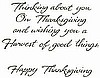 Thinking About You On Thanksgiving