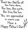Thank You Dad