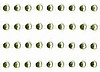 Self Adhesive Rhinestone Strips Lime