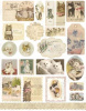 Vintage Here Kitty, Kitty Ephemera Stickers