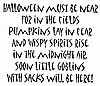 "Halloween Must Be Near"