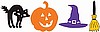 Halloween Shaped Brads