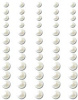 Adhesive Pearls Silver