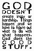 God Does The Good Stuff
