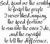 Senility Prayer