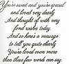 You're Sweet and Special
