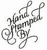 Hand
Stamped