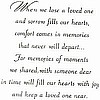 We We Lose A Loved One