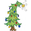 Tilted Christmas Tree