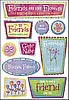 Cardstock Stickers/Friendship