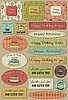 Birthday Wishes/Cardstock Stickers