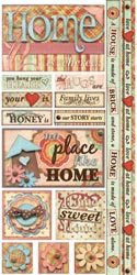 Cardstock Stickers-Home Is Where